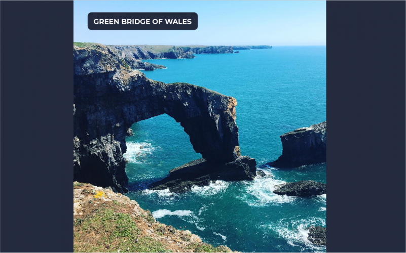 Green bridge of wales Pembrokeshire