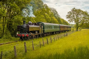 holiday cottages gwili steam railway train