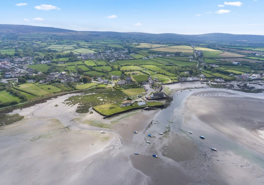 Beach holiday Pembrokeshire Newport drone view