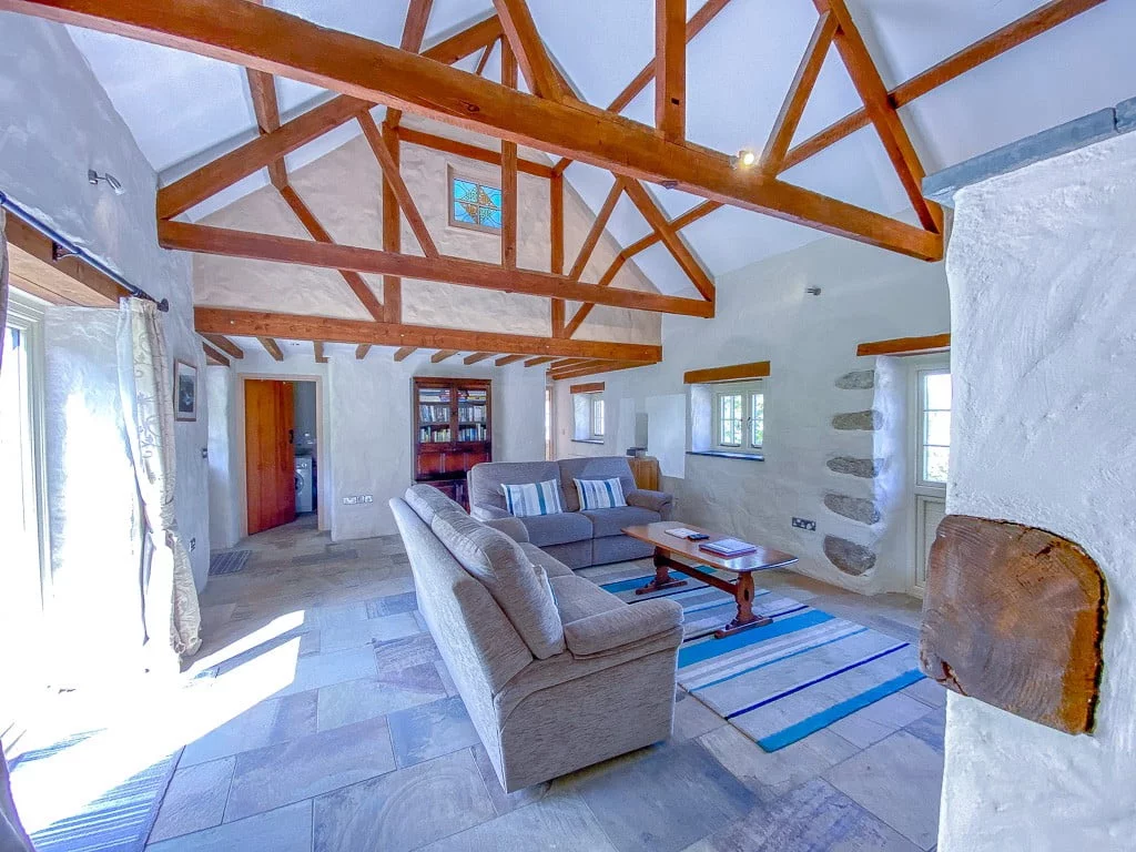 holiday cottage with beams by St David's