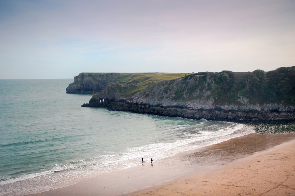 eric bolliger image of Barafundle bay in Pembrokeshire